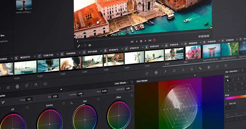 Davinci Resolve Color Interface
